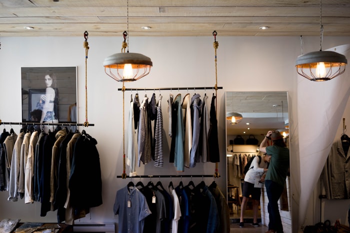 Inside the store